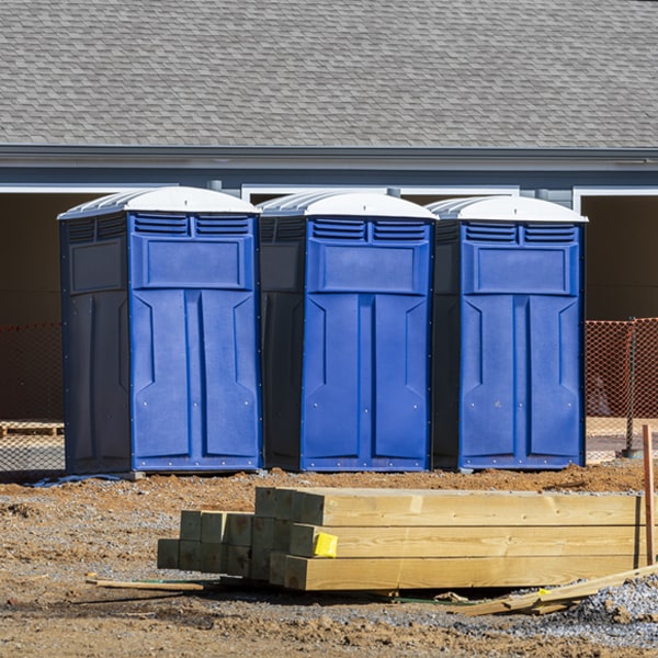 how do you ensure the portable restrooms are secure and safe from vandalism during an event in Middlecreek